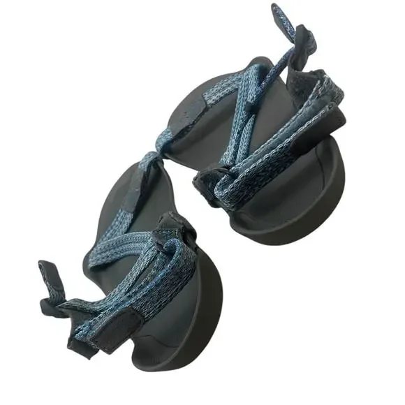 Xero Shoes Z-Trek Blue Strap & Grey Barefoot Hiking Sandals - Picture 6 of 8